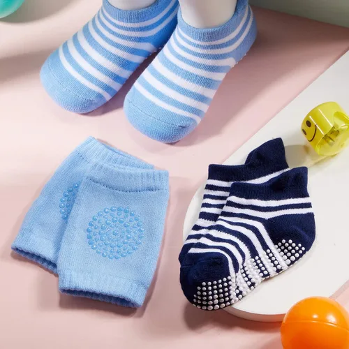Miniatura 5 de 12 pares de rodilleras antideslizantes para bebé, para gatear, para bebé