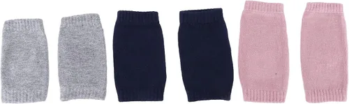 Miniatura 9 de 3 pares de protectores de rodilla para bebé que gatea la rodilla antideslizante algodón unisex bebé rodilla cómoda y transpirable para bebés