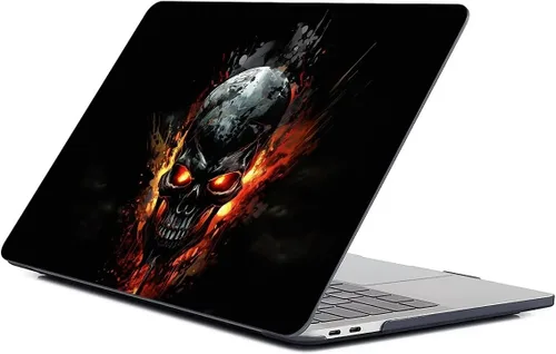 Miniatura 28 de para MacBook Pro de 13 Pulgadas Versión 2013-2015 Modelo A1425/A1502 Estuche para Computadora Negro, Estuche Rígido para Laptop de Patrón Premium