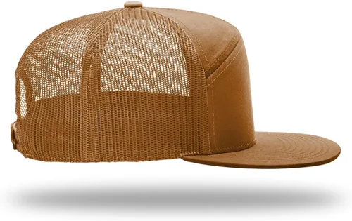 Miniatura 4 de Richardson 168 Hi-Pro 7 Panel Trucker Gorra ajustable Snapback Sombrero de malla OSFM