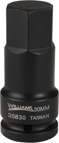 Miniatura 18 de Williams JHW35824 - Destornillador hexagonal de impacto de 3/4 pulgadas, 0.945 in