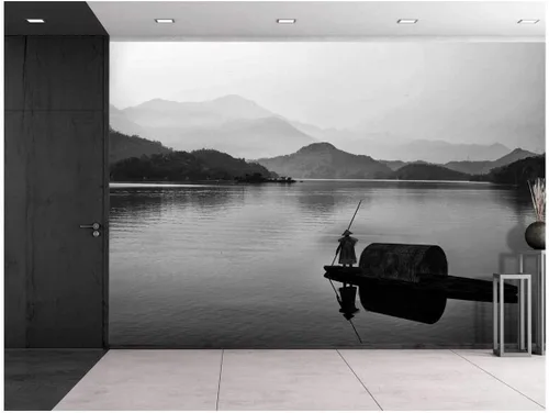 Miniatura 29 de wall26 - Black Rocks on a Lake - Mural de pared, calcomanía extraíble, decoración del hogar - 66x96 pulgadas