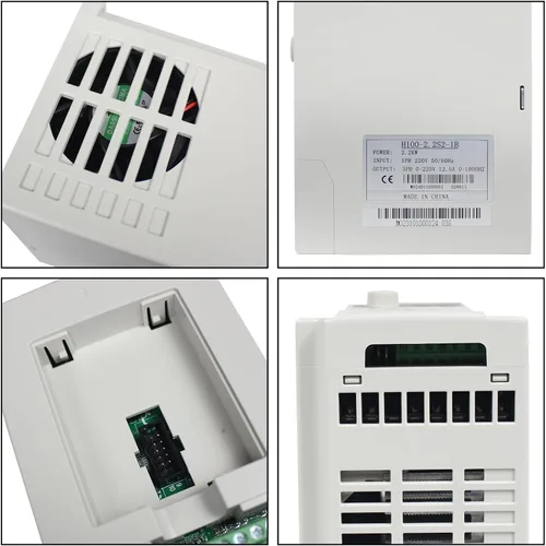 Miniatura 7 de Inversor VFD de 2.2KW 220V 11A 3HP Unidad de frecuencia variable 2200W husillo Control del motor Convertidor VSD 0-1000Hz con cable de extensión