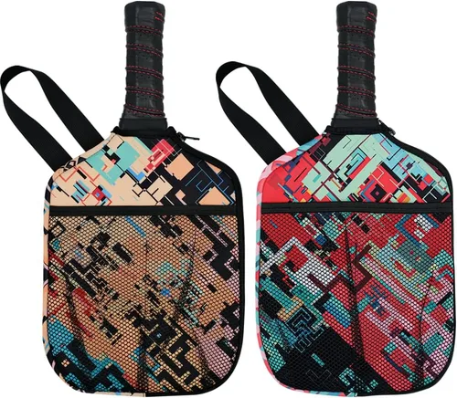 Miniatura 10 de HEYSKAY Pickleball Paddle Cover Pickleball Racket Sleeve Bag with Handle Strap Pickle-Ball Equipment Protective Paddle Sleeve with Mesh Pocket Negro