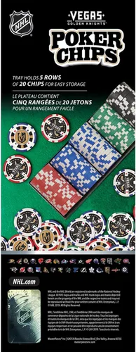 Miniatura 4 de Masterpieces NHL - Fichas de póquer unisex para adultos, 100 piezas