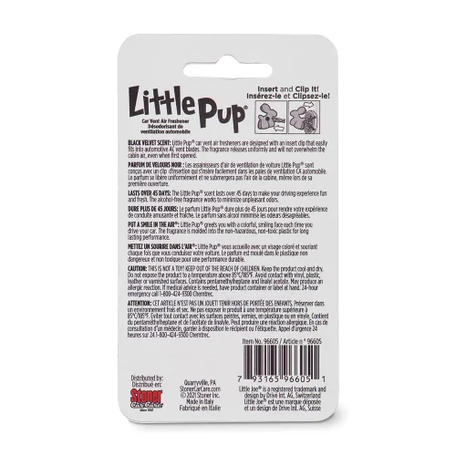 Miniatura 3 de Little Pup 96605 - Aroma de terciopelo negro, ambientador de coche, clips a la ventilación del aire acondicionado, aceite de fragancia sin alcohol