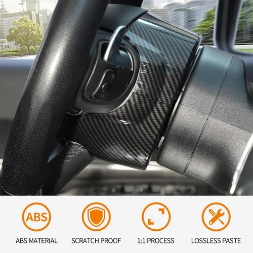 Miniatura 3 de RT-TCZ para Chrysler 300C 2015+ para Volante Challenger Recorte de salpicadero para Dodge Challenger 2015+ Cargador 2011+ Durango 2014+ Accesorios