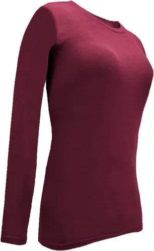 Miniatura 119 de Natural Uniforms Camiseta Under Scrub para mujer, cuello redondo, manga larga, paquete de 3, paquete múltiple de 3