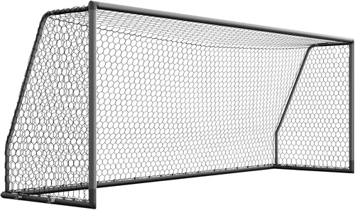 Miniatura 20 de NAIZEA Soccer Goals - 24x8/21x7/18x7/12x6/16x7/10x6/8x6/6x4FT Soccer Goals for Backyard Training- Portable Metal Soccer Net for Youth & Adults