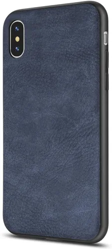 Miniatura 9 de Funda compatible con iPhone Xs Max, delgada, de piel sintética, vintage, a prueba de golpes, ligera, de alta calidad, suave, TPU, carcasa protectora