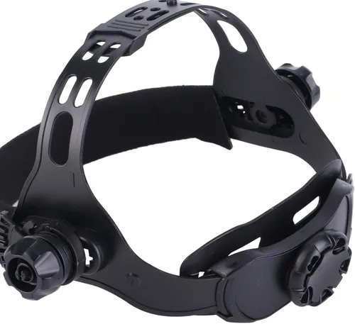Miniatura 5 de Kit de diadema ajustable de repuesto para casco de soldadura ABS con acolchado que absorbe el sudor (negro)