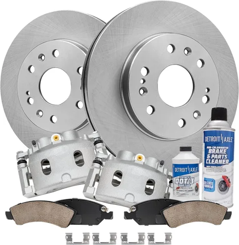 Miniatura 89 de Detroit Axle - Rotores de freno para Nissan NV2500 NV3500 NV1500 NV1500 2012-2021, repuesto de rotores de freno de disco: rotor delantero de 14.17