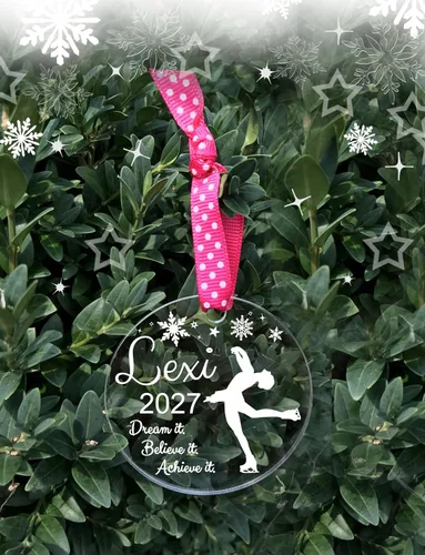 Miniatura 3 de Figure Skating Ornament, Ice Skating Ornament, Ice Skater Ornament, Figure Skater Gifts, Figure Skater Ornament, Figure Skating Gifts