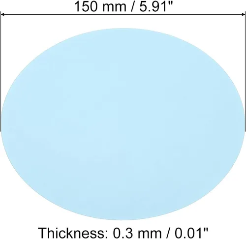 Miniatura 29 de PATIKIL Papel de cartón redondo de 5.9 pulgadas, 25 unidades de círculos de disco en blanco para decoración de fiestas, manualidades, manualidades