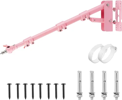 Selens Anillo de luz de montaje de pared 39.37 pulgadas con brazo giratorio de 180° para salones de belleza, peluquería, tatuaje, transmisión en