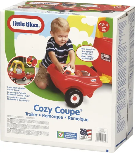 Miniatura 4 de little tikes Cozy Coupe Trailer - Remolque de juguete para niños y niños pequeños, fomenta el juego creativo, adecuado para niños de 3 a 10 años