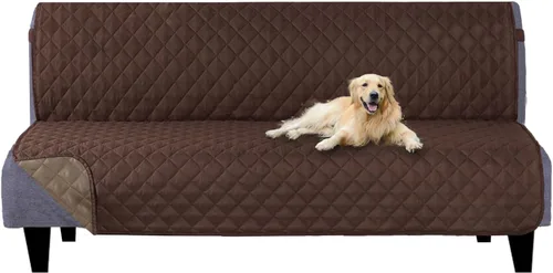 Miniatura 80 de U-NICE HOME Funda de sofá reversible para perros con correas elásticas, resistente al agua, protector de muebles para mascotas, funda de sofá
