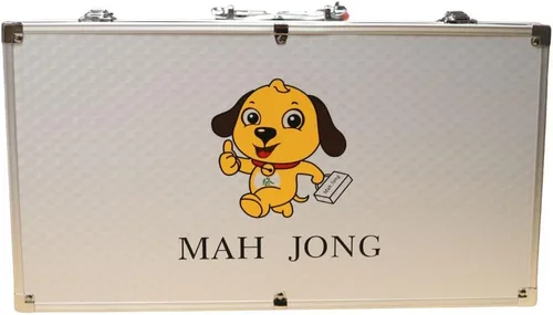 Miniatura 4 de Juego de mahjong filipino chino 144 azulejos de melamina numerados (perro de alumbre)