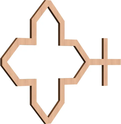 Miniatura 26 de Laird Paneles decorativos de pared de madera con calado, extra pequeños, 13/8 pulgadas de ancho x 7 3/8 pulgadas de alto x 1/4 pulgadas de alto