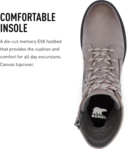 Miniatura 5 de SOREL Botas Emelie de encaje para mujer botas de invierno de cuero impermeable