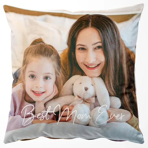 Miniatura 14 de Easycosy Funda de almohada de terciopelo personalizada, 12 x 12 pulgadas, foto y texto personalizados, dos lados, regalo del día del padre