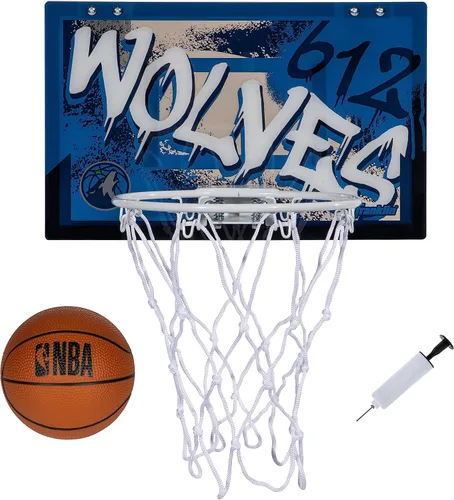 Miniatura 26 de Franklin Sports NBA Team Over the Door Aros de Baloncesto - Mini Aro de Baloncesto Interior para Niños + Juego de Pelota - Mini Aros para Fanáticos