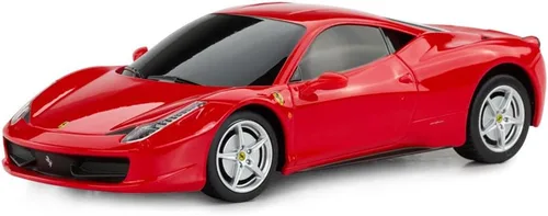 Miniatura 9 de RASTAR Coche de control remoto Ferrari, escala 1/24 Ferrari 458 Italia, coche de juguete Ferrari rojo