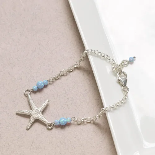 Miniatura 25 de Pulseras de plata de ley 925 con piedras preciosas para mujer, pulsera de piedra natal, pulseras minimalistas para mujer, pulsera de plata de ley