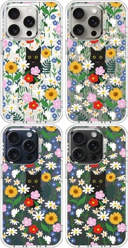 Miniatura 3 de MOSNOVO - Funda para iPhone 15 Pro, protección Buffertech contra caídas de grado militar (6.6 pies), antidesprendimiento, poliuretano termoplástico