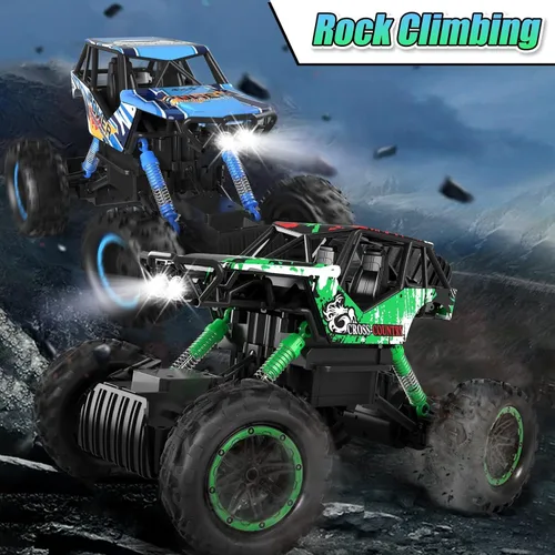 Miniatura 4 de Double E Automóviles de control remoto 1:18 de doble motor recargable para camionetas 4x4 todoterreno