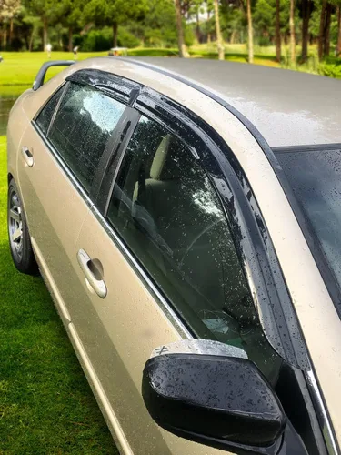 Miniatura 5 de IKON MOTORSPORTS Viseras de ventana compatibles con Honda Accord 2003-2007, deflectores de viento de ventana lateral externa JDM ahumados