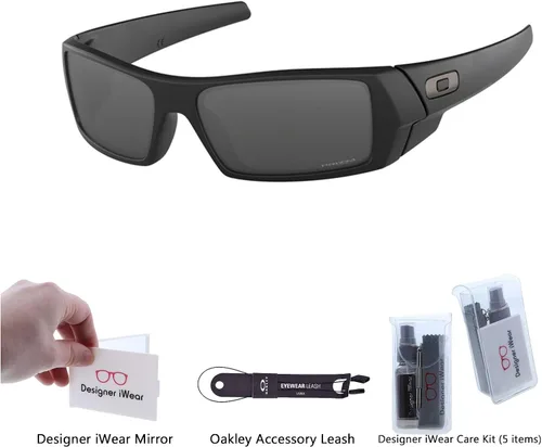 Miniatura 2 de Oakley Gascan OO9014 SunglassesBUNDLE Leash BUNDLE with Designer iWear Care Kit