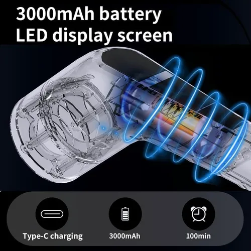 Miniatura 7 de Limpiador eléctrico giratorio, cepillo de limpieza inalámbrico con extensión ajustable para el hogar, 9 cabezales de cepillo reemplazables, 2