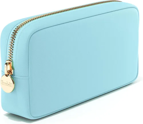 Miniatura 36 de Embla Bolsa de maquillaje de viaje para cosméticos y bolsa de artículos de tocador, bolsa de nailon con cremallera, lindo organizador de maquillaje