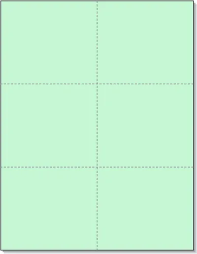 Miniatura 5 de NextDayLabels - Tarjetas perforadas en blanco para impresora láser 6 por página, para registro escolar, entrega de flores, RSVP de respuesta