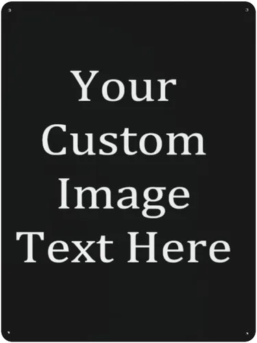 Miniatura 21 de PPFINE Letreros de metal personalizados, imagen de texto personalizada con tu nombre, decoración de pared para el hogar, bar, letreros de calle