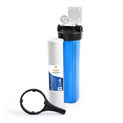 Miniatura 68 de Aquaboon 10x4.5 Carcasa para filtro de agua para toda la casa Filtro de agua certificado NSF para sistema de filtración con medidor y liberación