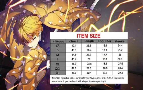 Miniatura 7 de TIMMOR MAGIC Sudadera con capucha de anime Slayer para hombre y mujer sudadera con capucha impresa en 3D