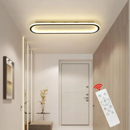 Miniatura 16 de Lámpara de techo de montaje empotrado de 15.7 pulgadas, lámpara de techo LED redonda de 40-60 W, lámpara de techo moderna y delgada, luces de techo
