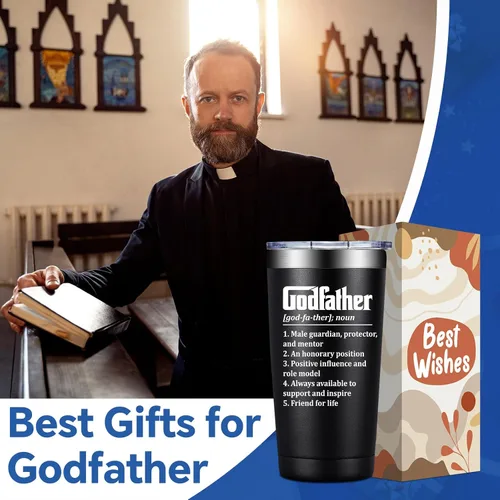 Miniatura 3 de BIRGILT Regalo para padrino – Regalos de propuesta de padrino – Los mejores regalos de Dios Padre para hombres – Navidad, regalo del día del padre