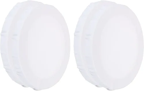 Miniatura 7 de PATIKIL Paneles de lienzos de pintura para pintura, paquete de 4 paneles redondos de madera de 12 x 12 pulgadas, paneles de arte en blanco estirados