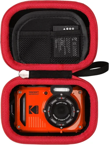 Miniatura 11 de Mchoi Funda de transporte rígida impermeable de repuesto para cámara digital Kodak PIXPRO WPZ2 resistente e impermeable, solo funda, azul