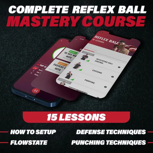 Miniatura 5 de Champs MMA Boxing Reflex Ball Set with Punch Counter App – Hand-Eye Coordination & Speed Training Kit