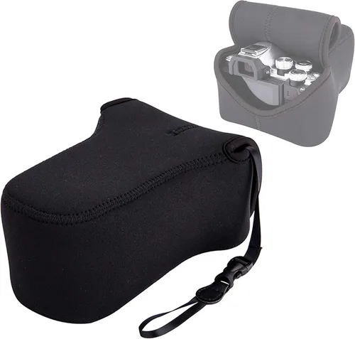 Miniatura 16 de JJC Funda de neopreno ultra ligera en negro para cámara, compatible con X-E4 X-T30 II X-T30 X-T20 X-T10 + lentes prime cortas, 18mm F1.4/ 27mm F2.8