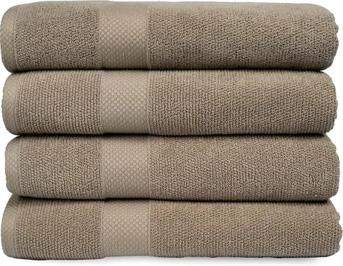 Miniatura 32 de MAURA Juego de toallas de baño de alta calidad, 100 % algodón, de 35 x 70 pulgadas, ultra absorbentes, de secado rápido, suaves, para baño, toallas