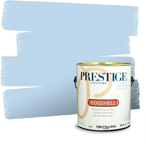 Miniatura 1564 de Pintura Exterior + imprimación PRESTIGE, todo-en-uno, 1 galón, acabado mate, color comparable al Valspar* Royal Gray* VS151-Gris real