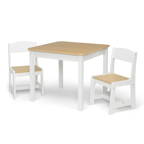 Miniatura 3 de Delta Children - Juego de mesa y sillas MySize de madera para niños (2 sillas incluidas) - Ideal para manualidades, hora de la merienda, educación