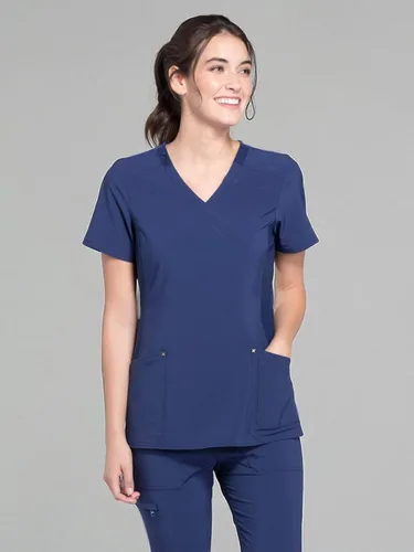 Miniatura 7 de Cherokee Camiseta quirúrgica de ajuste contemporáneo para mujer con panel de punto elástico CK680