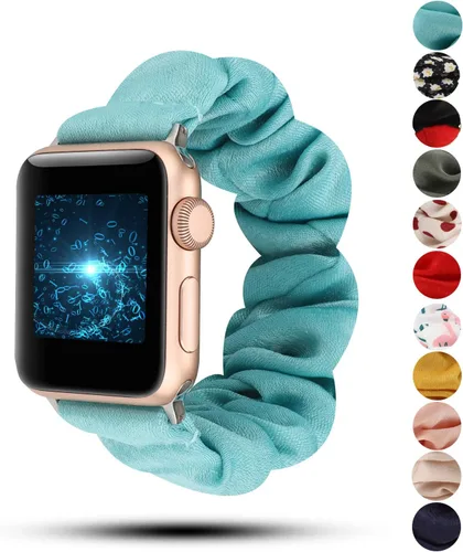Miniatura 9 de Correas para mujer compatibles con Apple Watch Band de 1.5, 1.57, 1.65 y 1.73 pulgadas, lindo diseño estampado, pulseras de repuesto para iWatch