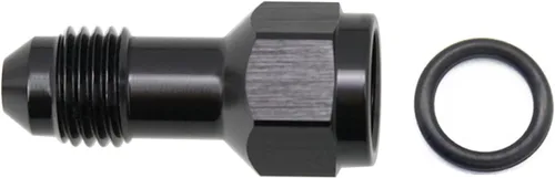 Miniatura 16 de Aluminio 3AN hembra a 3AN macho extensor de montaje, conector adaptador de extensiones AN3 con anillo tórico, negro